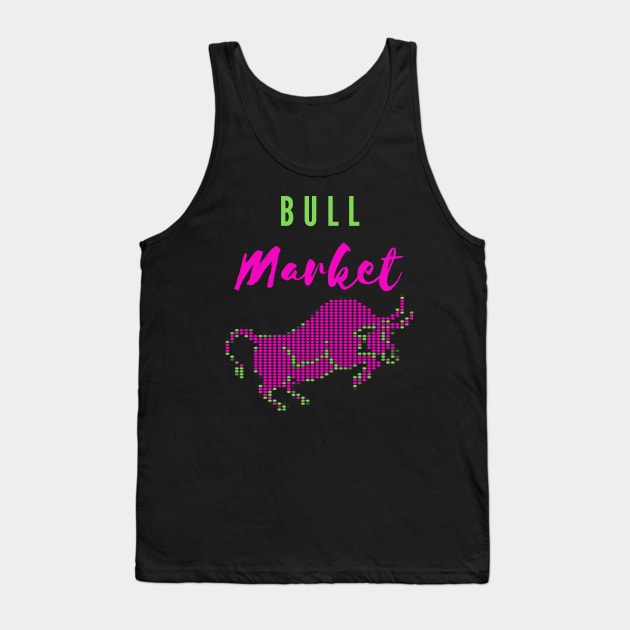 Bull Market Tank Top by RedSparkle 